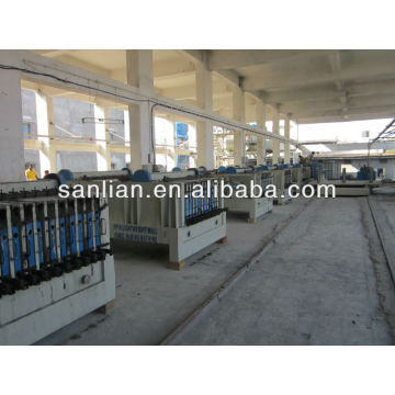 Automatic wall panel production line